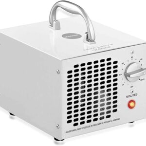 Macom Générateur d'ozone 5000 mg/h avec minuterie - stérilise l'air dans tous les environnements - Blanc