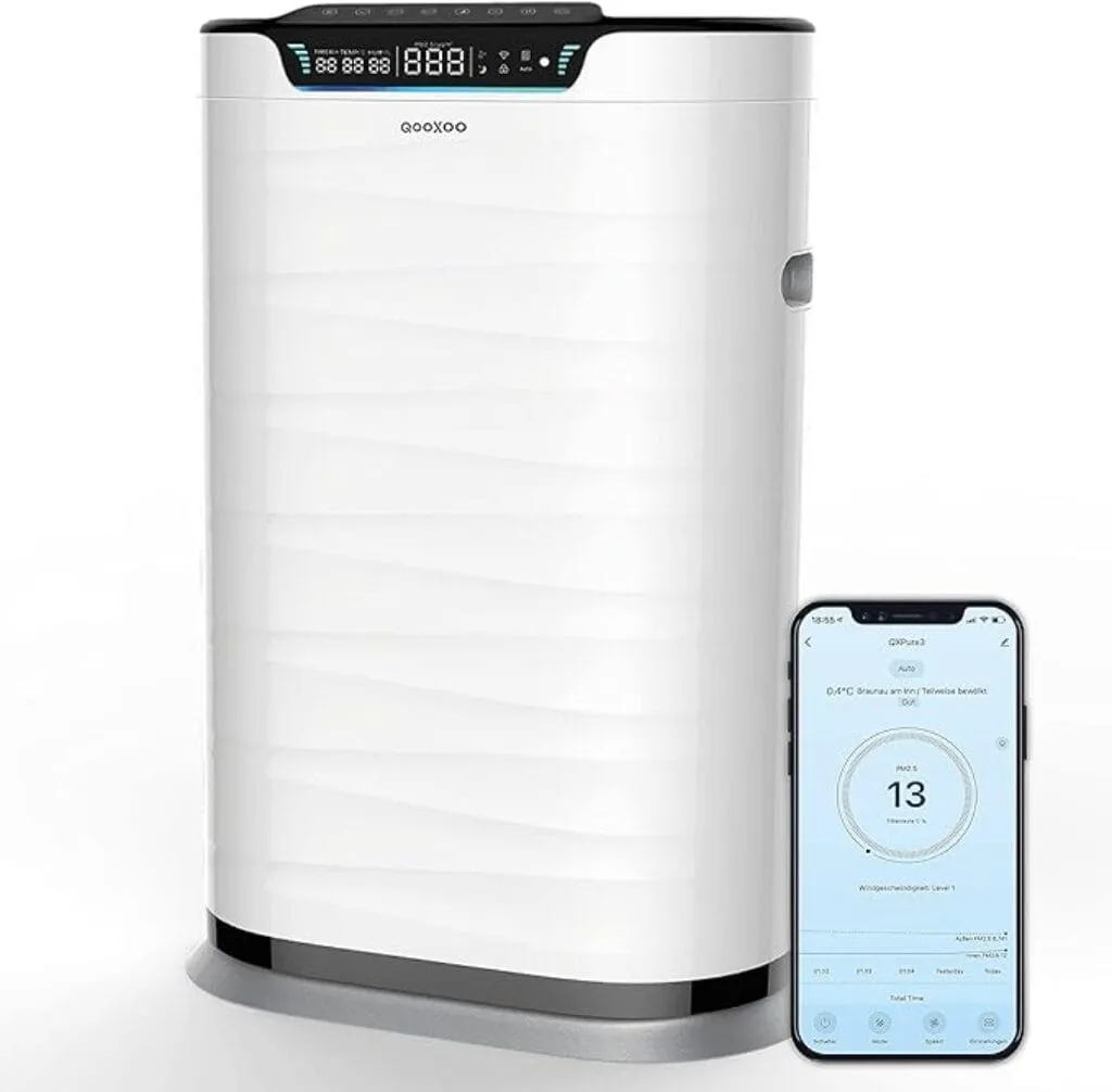 QXPure9 Purificateur d'air portable - CADR 600 m³/h