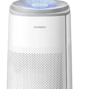 Purificateur 2256 pieds² avec capteur poussière intelligent détection temps réel. Lumière UV-C élimine particules odeurs. Mode sommeil silencieux vitesse réduite. Filtre HEPA H13 inclus